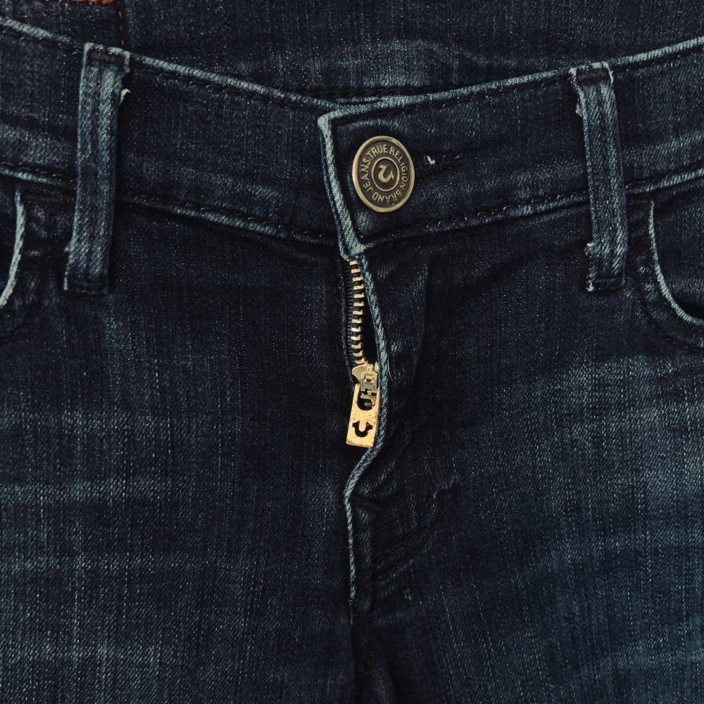 True Religion ‘Halle’ Super Skinny Fit Jeans in Picasso Blue - Picture 6 of 12